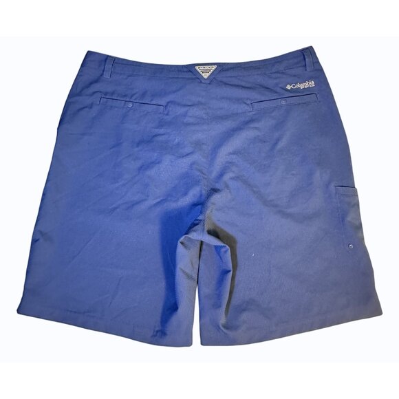 Columbia PFG Men's Blue Performance Fishing Shorts Rip Stop‎ Size 42 - Picture 2 of 13